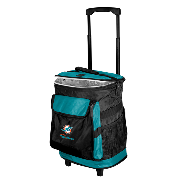 Logo Brands Miami Dolphins Rolling Cooler 617-57B-1